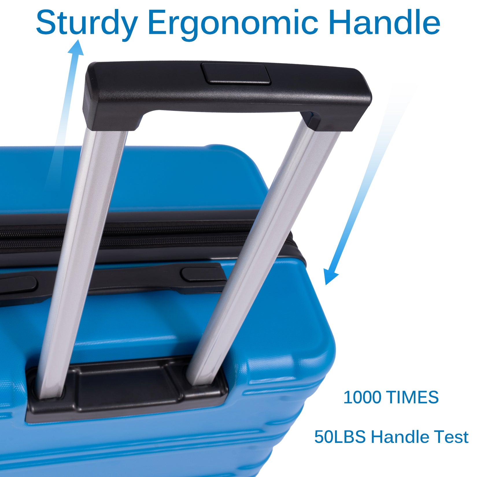 Hardshell Luggage Sets: 3 Pcs Spinner Suitcase with TSA Lock, Lightweight & Durable, Available in 20''24''28'' Sizes