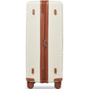 3 Piece Suitcase Set 20/24/28, Airline Approved Carry on Luggage with Spinner Wheels, Beige and Brown Hard Case