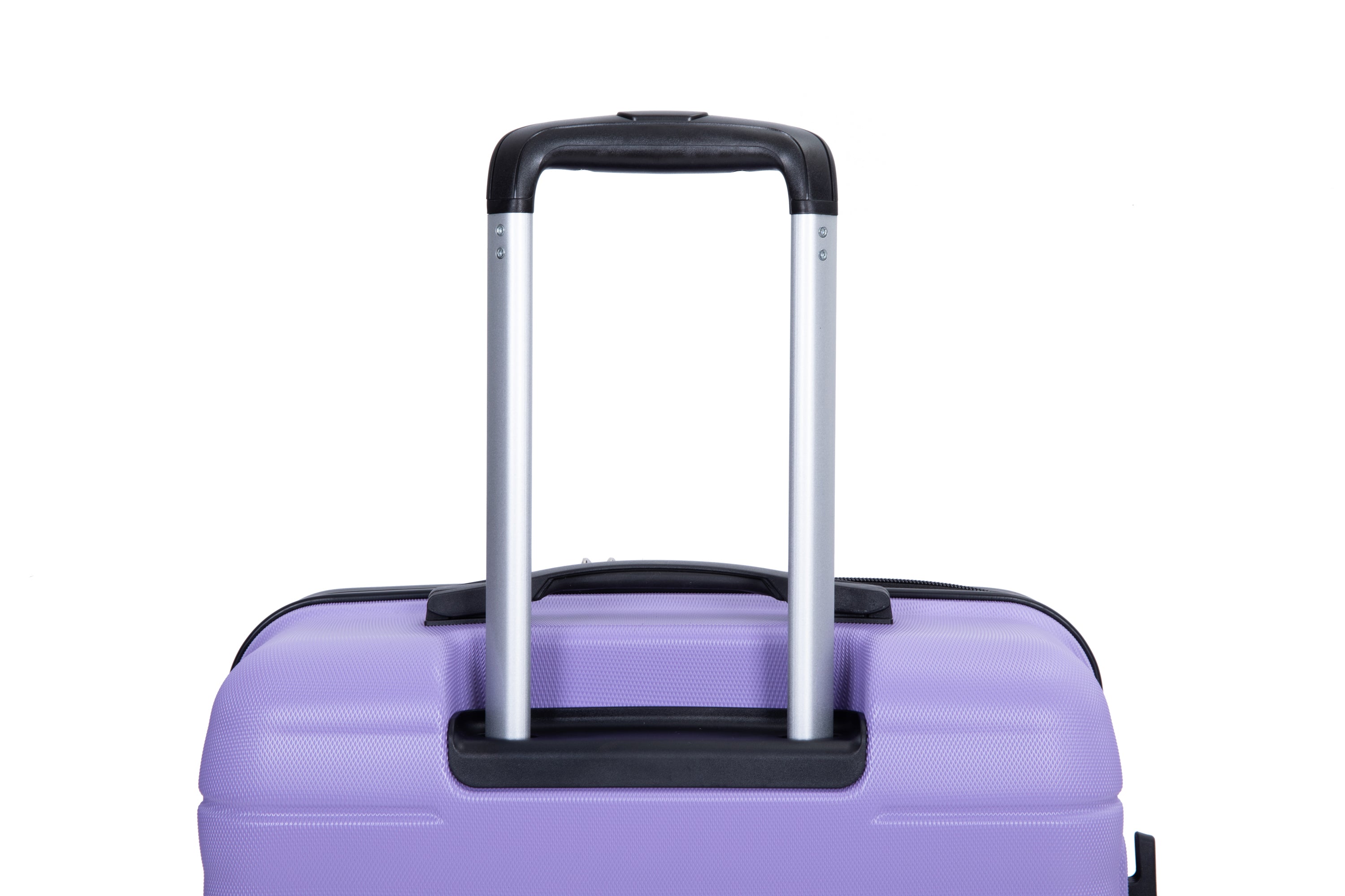 Expandable Lightweight & Durable 3 Piece Luggage Set with Spinner Wheels, TSA Lock, Hooks - Purple (21/25/29)