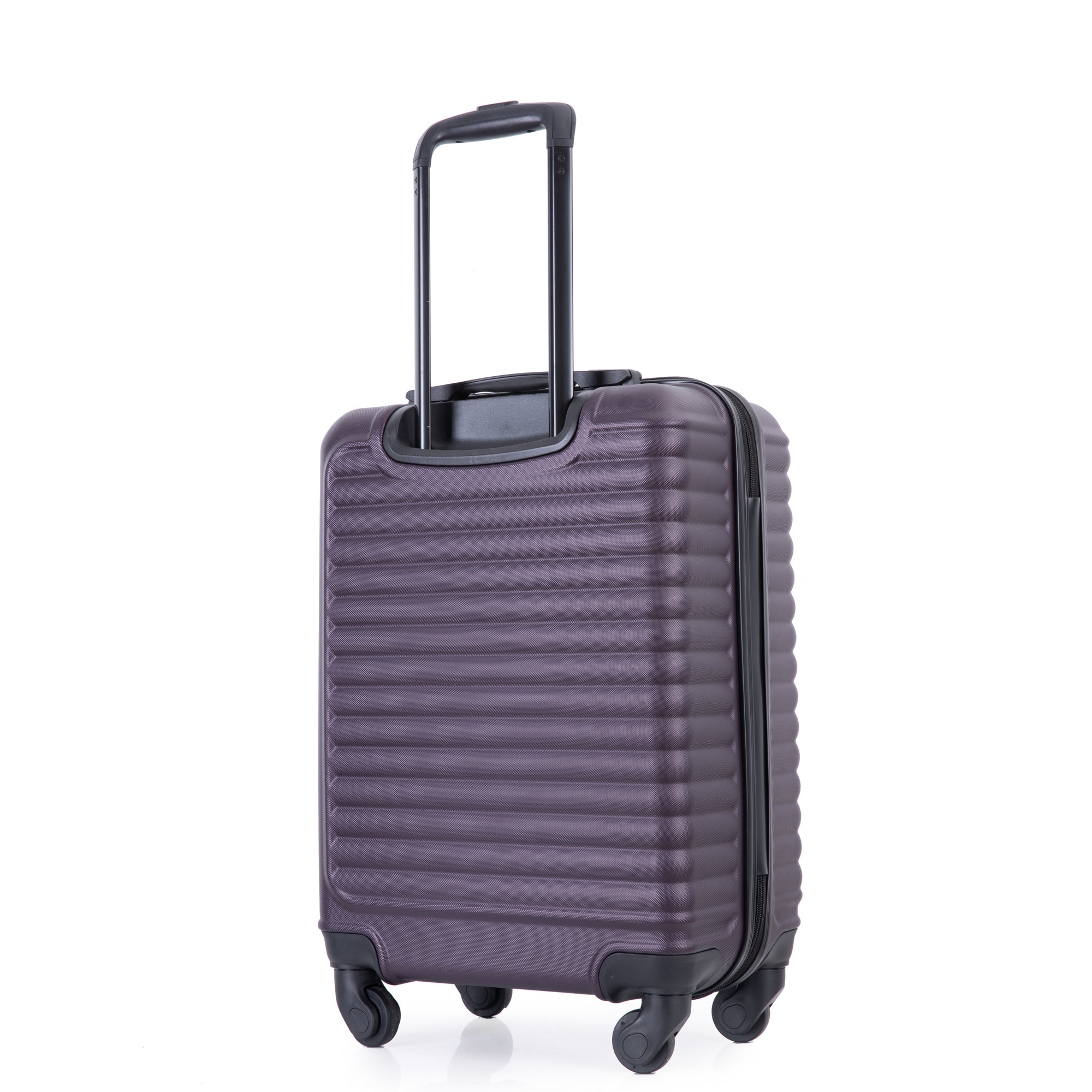 20" Carry on Luggage Lightweight Spinner Suitcase, Purple, Easy Mobility