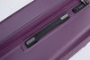 3 Piece Luggage Sets: Lightweight Suitcase with Hooks, 360° Double Spinner Wheels, TSA Lock (21/25/29) - Dark Purple