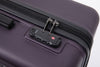 3 Piece Luggage Sets with Spinner Wheels, TSA Lock, Lightweight ABS Suitcase - Purple (20/24/28)