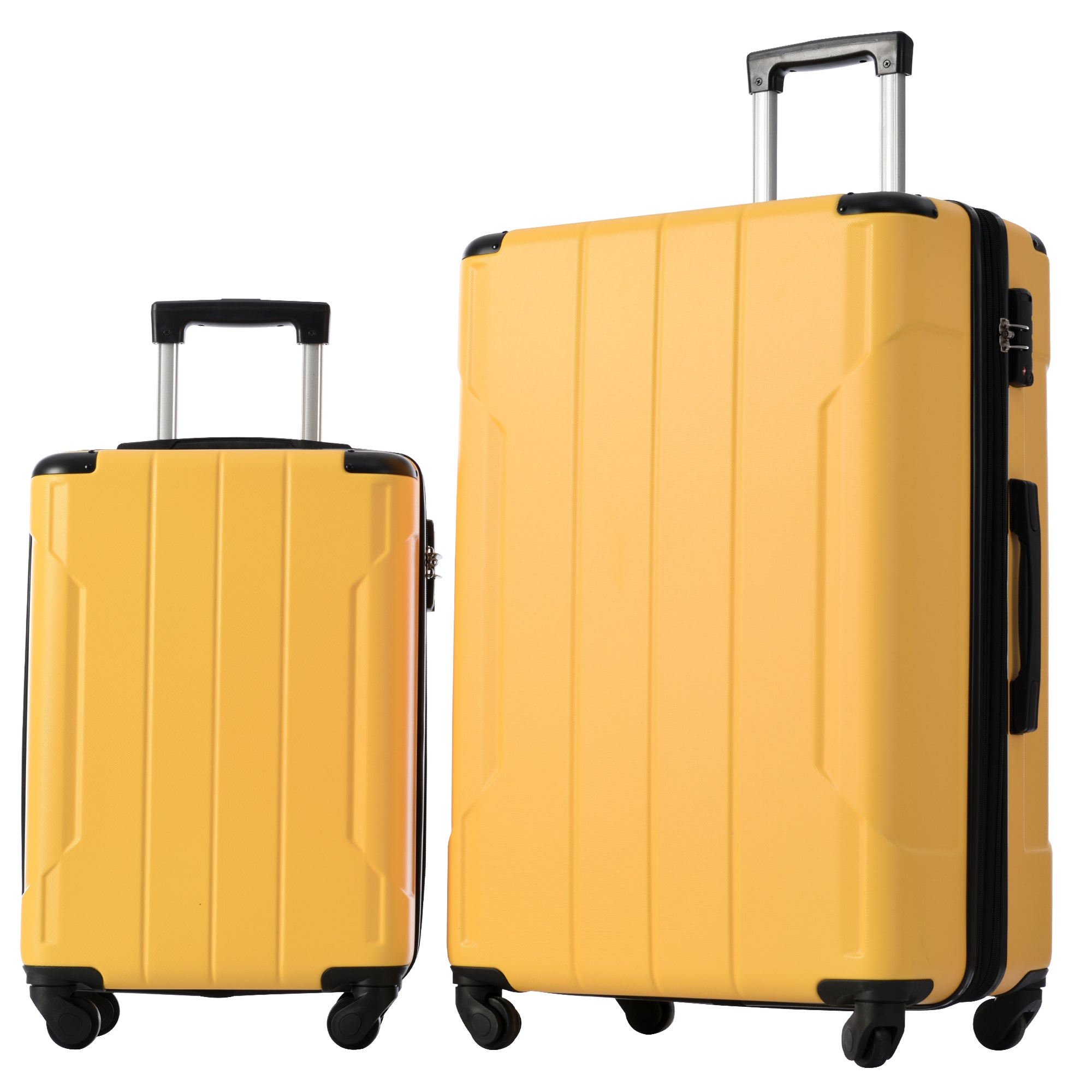 Suitcase Set: 3-Piece Luggage Set with TSA Lock, Hardside & Lightweight Carry On - 20''24''28'' Sizes Available