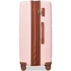 Luggage Sets 3 Piece Suitcase Set 20/24/28, Carry on Luggage Airline Approved, Hard Case with Spinner Wheels - Pink