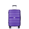 Hardshell Spinner Wheels PP Luggage Set - Lightweight, Durable Suitcase with TSA Lock - 3-Piece Set (20/24/28) - Purple