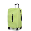 3 Piece Luggage Sets Lightweight Suitcase | PC+ABS, Two Hooks | 360° Double Spinner Wheels, TSA Lock | (21/25/29) Light Green