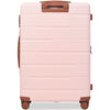 Luggage Sets 3 Piece Suitcase Set 20/24/28, Carry on Luggage Airline Approved, Hard Case with Spinner Wheels - Pink