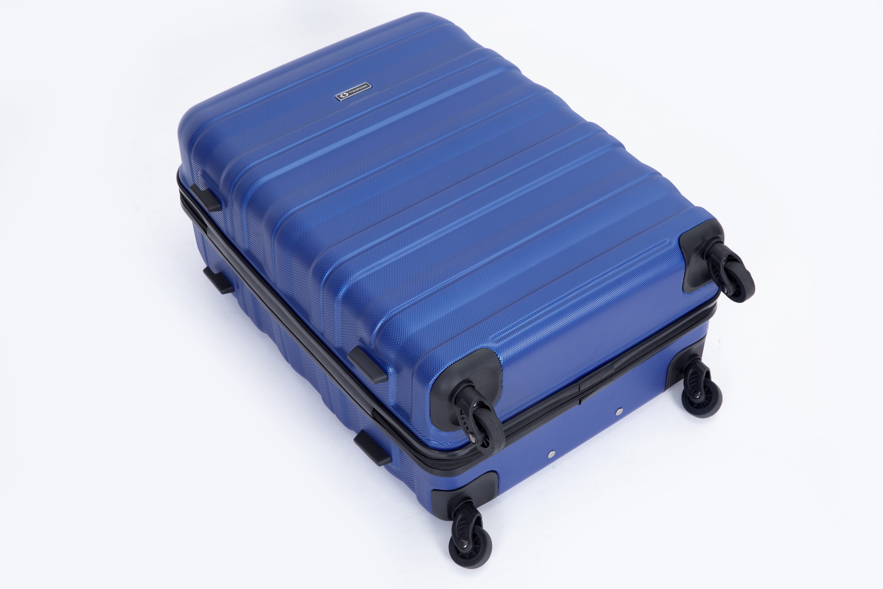 3 Piece Luggage Sets: Lightweight & Durable Expandable Suitcase with Hooks, Spinner Wheels, TSA Lock, Dark Blue (21/25/29)