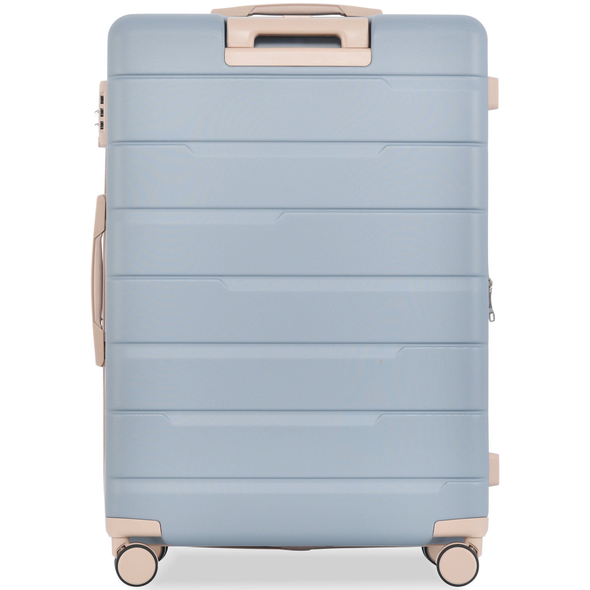 Luggage Sets 3 Piece Suitcase Set - Airline Approved Carry On - Hard Case with Spinner Wheels - Light Blue - 20/24/28