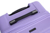 3 Piece Luggage Sets: Lightweight Suitcase with Hooks, 360° Spinner Wheels, TSA Lock, Light Purple (21/25/29)