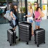 Luggage Suitcase Set 3 Piece Hardside Carry-on with Spinner Wheels 20