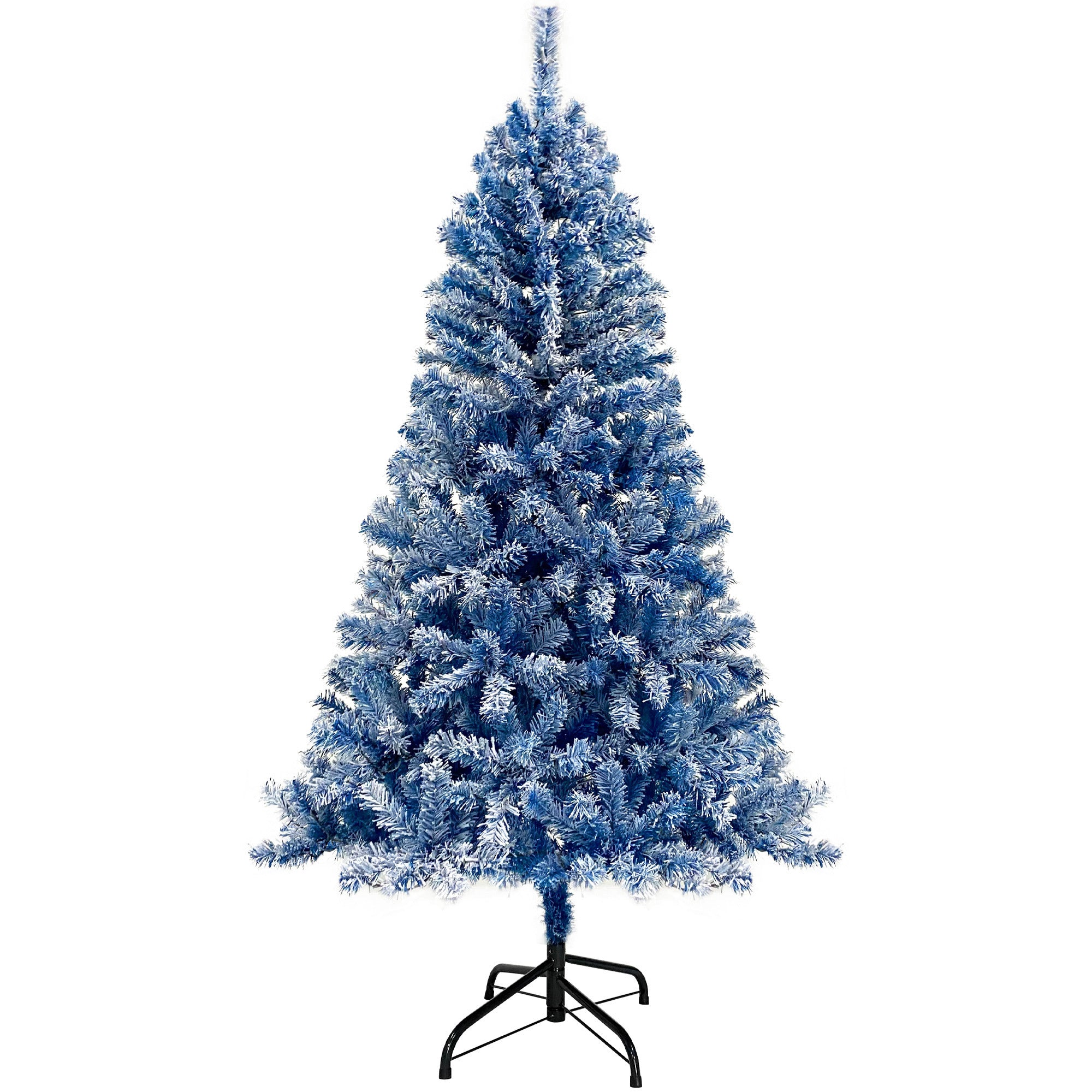 6FT Pre-Lit Artificial Fir ChristmasTree, Snow Flocked Xmas Tree with 750 Branch Tips - Festive Holiday Decor for a Merry Christmas Celebration - Ideal Size for Indoor Spaces