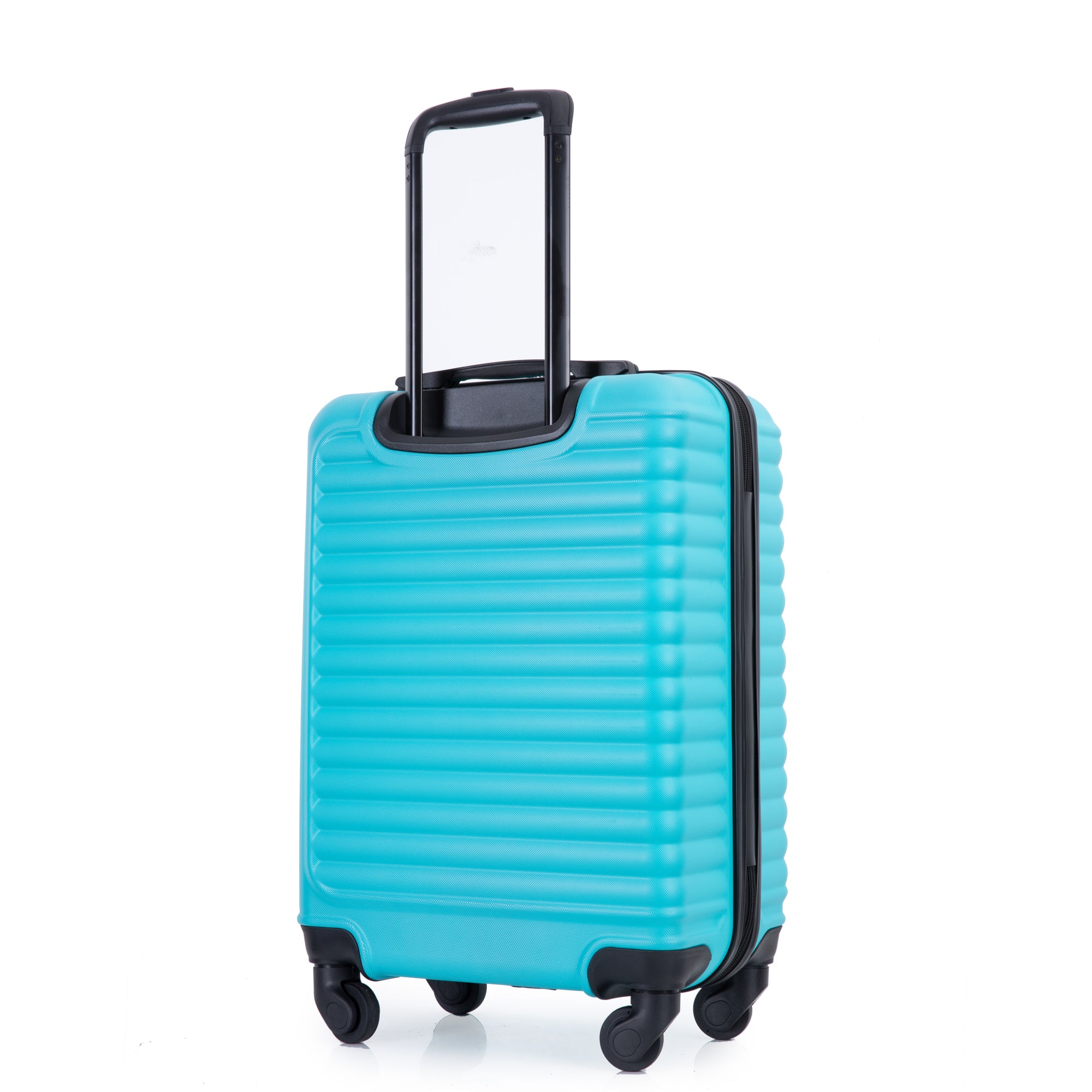 20" Lightweight Turquoise Carry on Luggage with Spinner Wheels, Durable Suitcase for Easy Travel