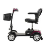 Compact Travel Mobility Scooter with 300W Motor for Adult-300lbs, PLUM