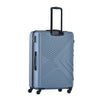 3 Piece ABS Lightweight Suitcase with Spinner Wheels, TSA Lock, Blue (20/24/28) - Convenient & Secure Travel Luggage Sets