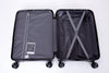 Hardshell Suitcase Spinner Wheels PP Luggage Sets - Lightweight & Durable with TSA Lock - 3-Piece Set (20/24/28) - Black