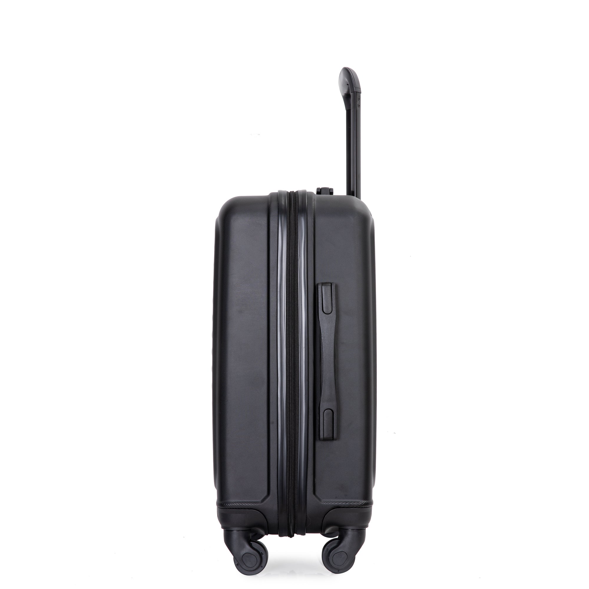 20" Carry on Luggage: Lightweight Spinner Suitcase, Black