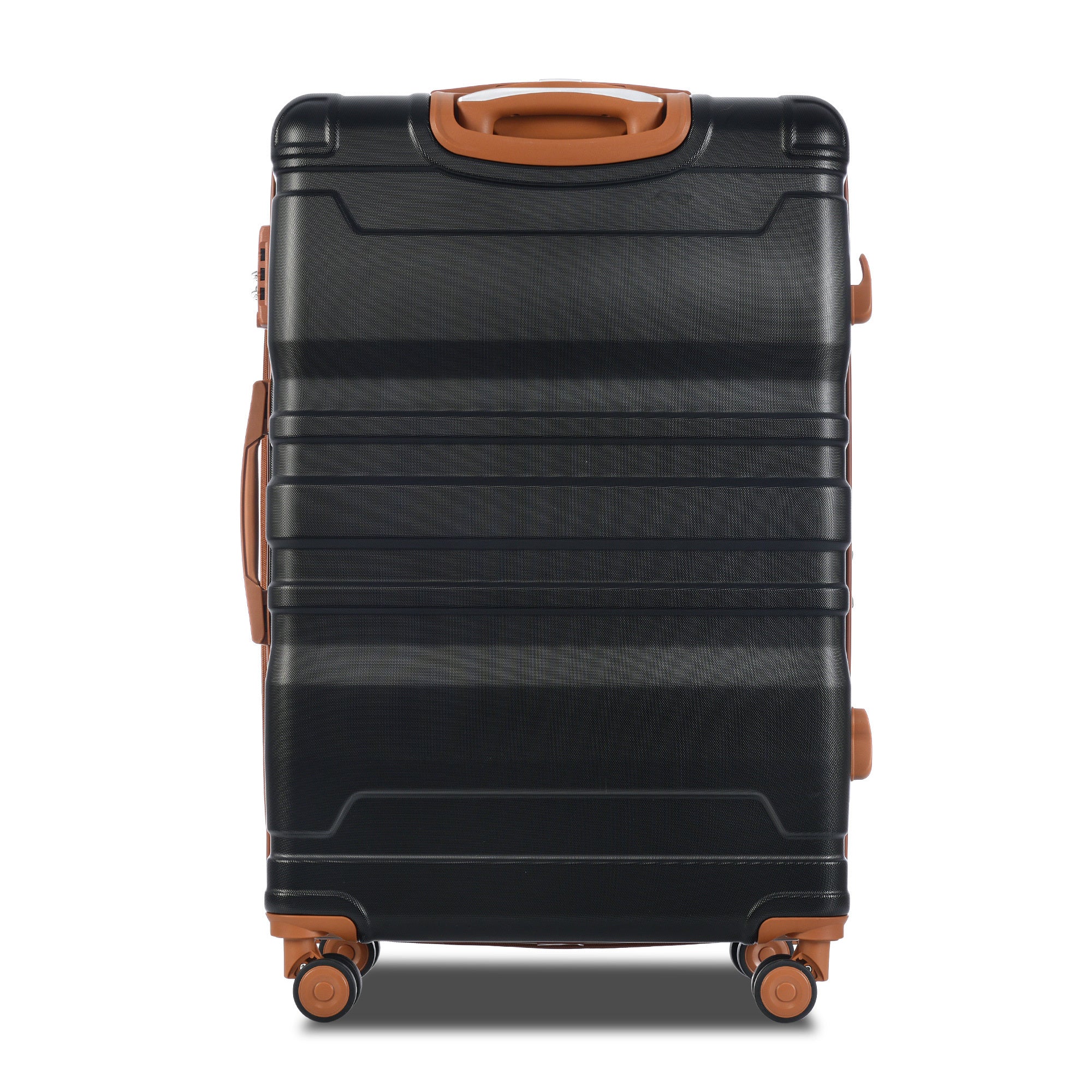 New Model Expandable ABS Hardshell 3pcs Luggage Sets - Clearance Hardside Suitcase with TSA Lock, Spinner Wheels - Lightweight, Durable - 20''24''28'' Sizes Available in Black and Brown