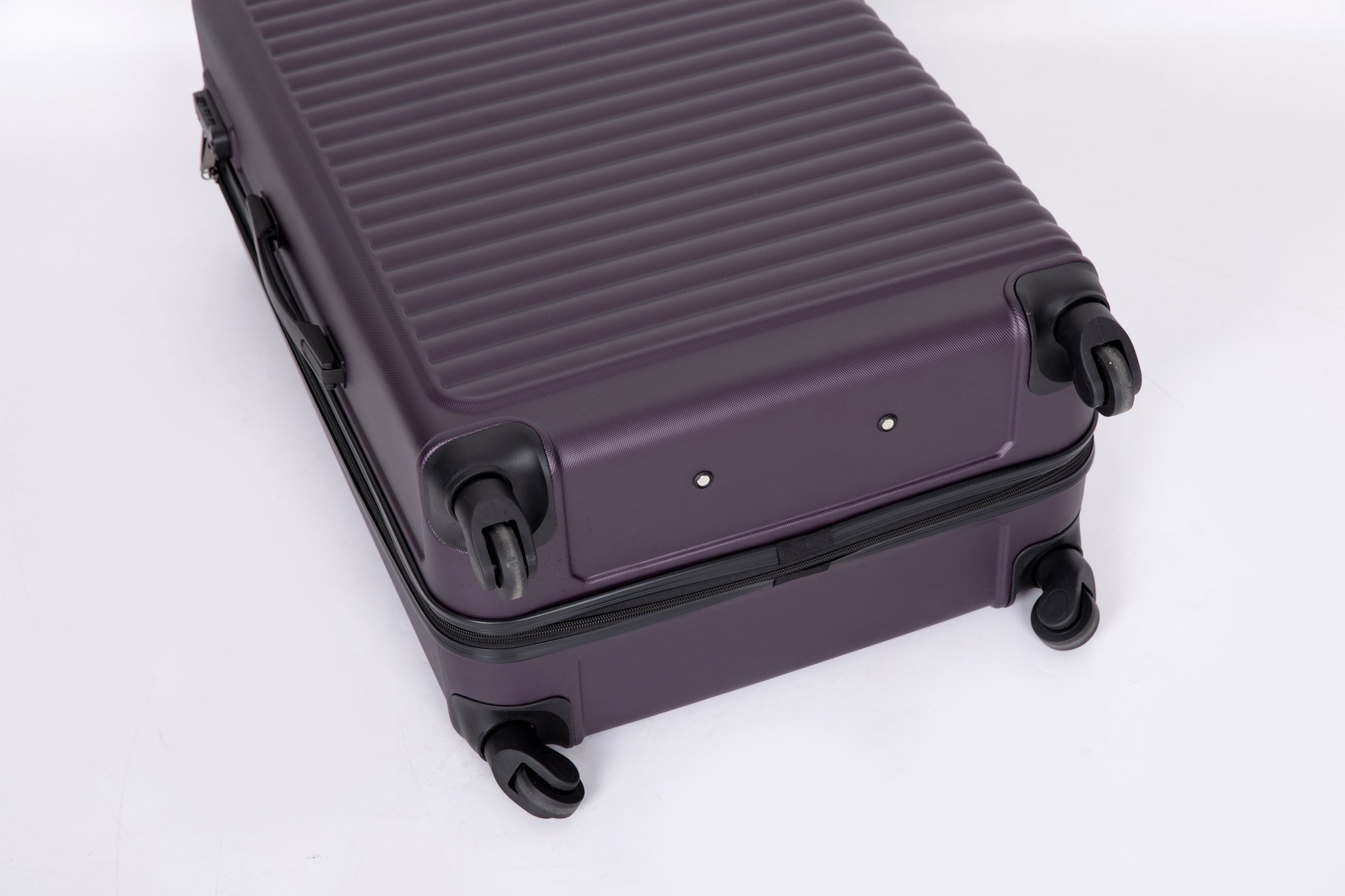 3 Piece Luggage Sets with Spinner Wheels, TSA Lock, Lightweight ABS Suitcase - Purple (20/24/28)