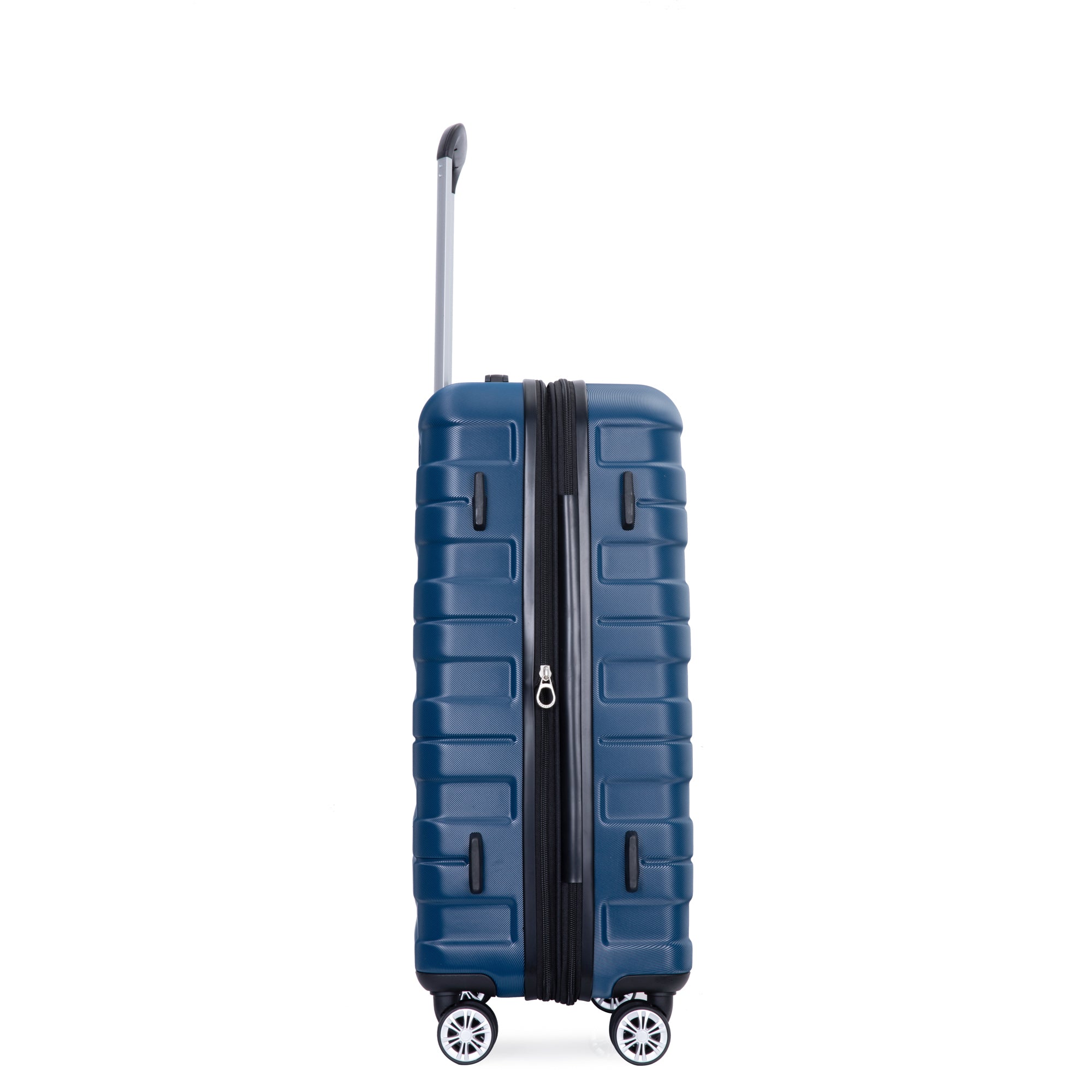 3 Piece Luggage Sets: Lightweight & Durable Expandable Suitcase with Hooks, Double Spinner Wheels, TSA Lock - Dark Blue (21/25/29)