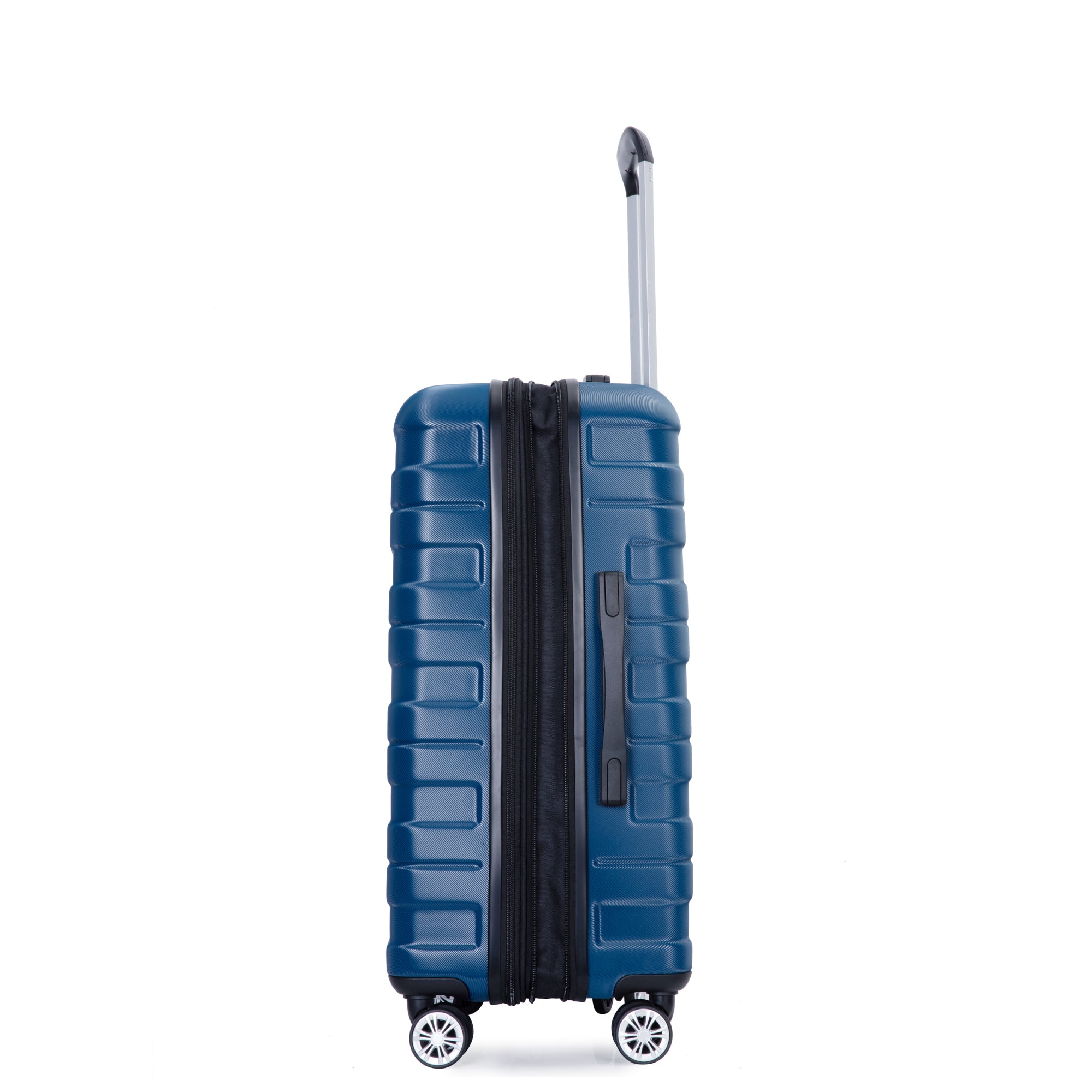 3 Piece Luggage Sets: Lightweight & Durable Expandable Suitcase with Hooks, Double Spinner Wheels, TSA Lock - Dark Blue (21/25/29)