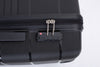 Hardshell Suitcase with Double Spinner Wheels - Lightweight, Durable, TSA Lock - 3-Piece Set (20/24/28) - Black