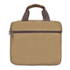 Men's Canvas Crossbody Bag: Neutral Solid Color, Casual Style, One Shoulder Handbag