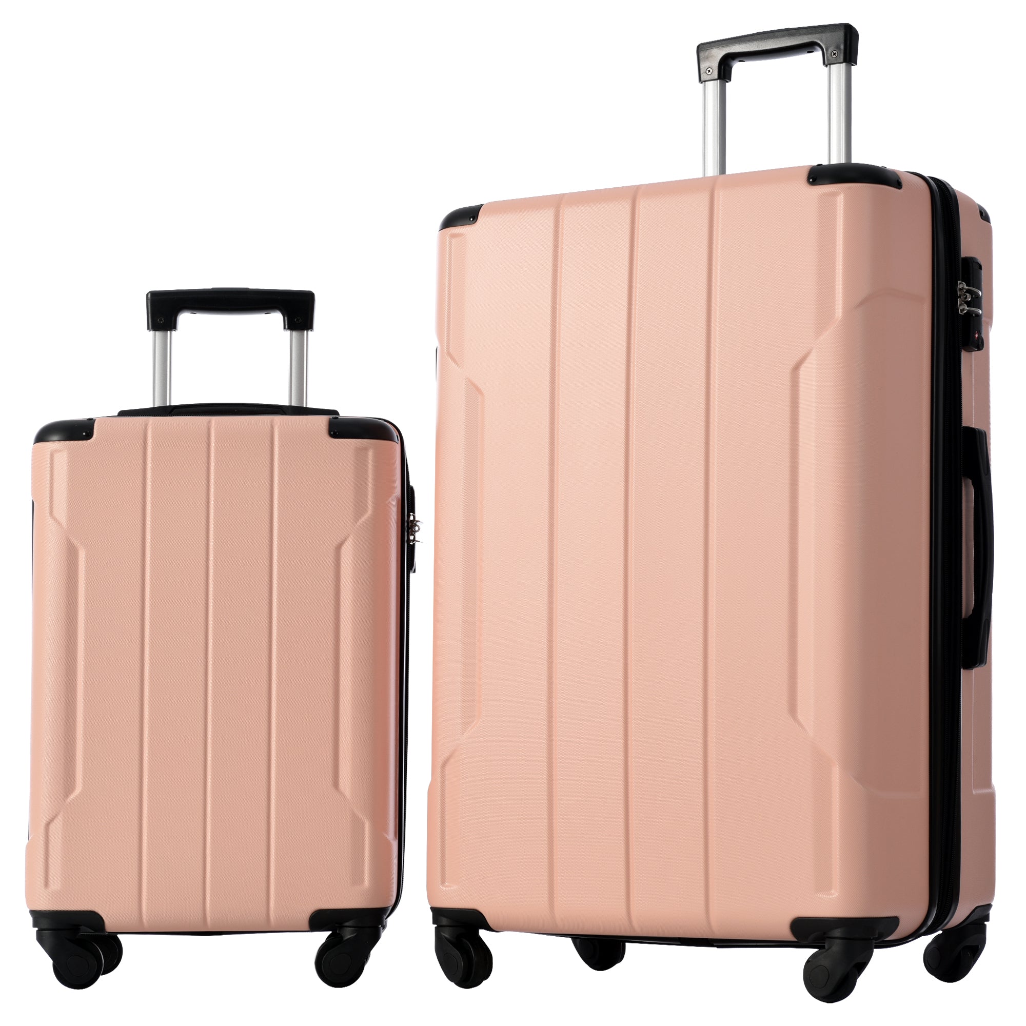 Hardshell Luggage Sets: Lightweight 3 Pcs Spinner Suitcase with TSA Lock - 20''24''28'' - Durable, Secure, and Stylish