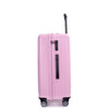 3 Piece Luggage Sets with Hooks, Double Spinner Wheels, TSA Lock (21/25/29) - Lightweight Pink Suitcase for Travel