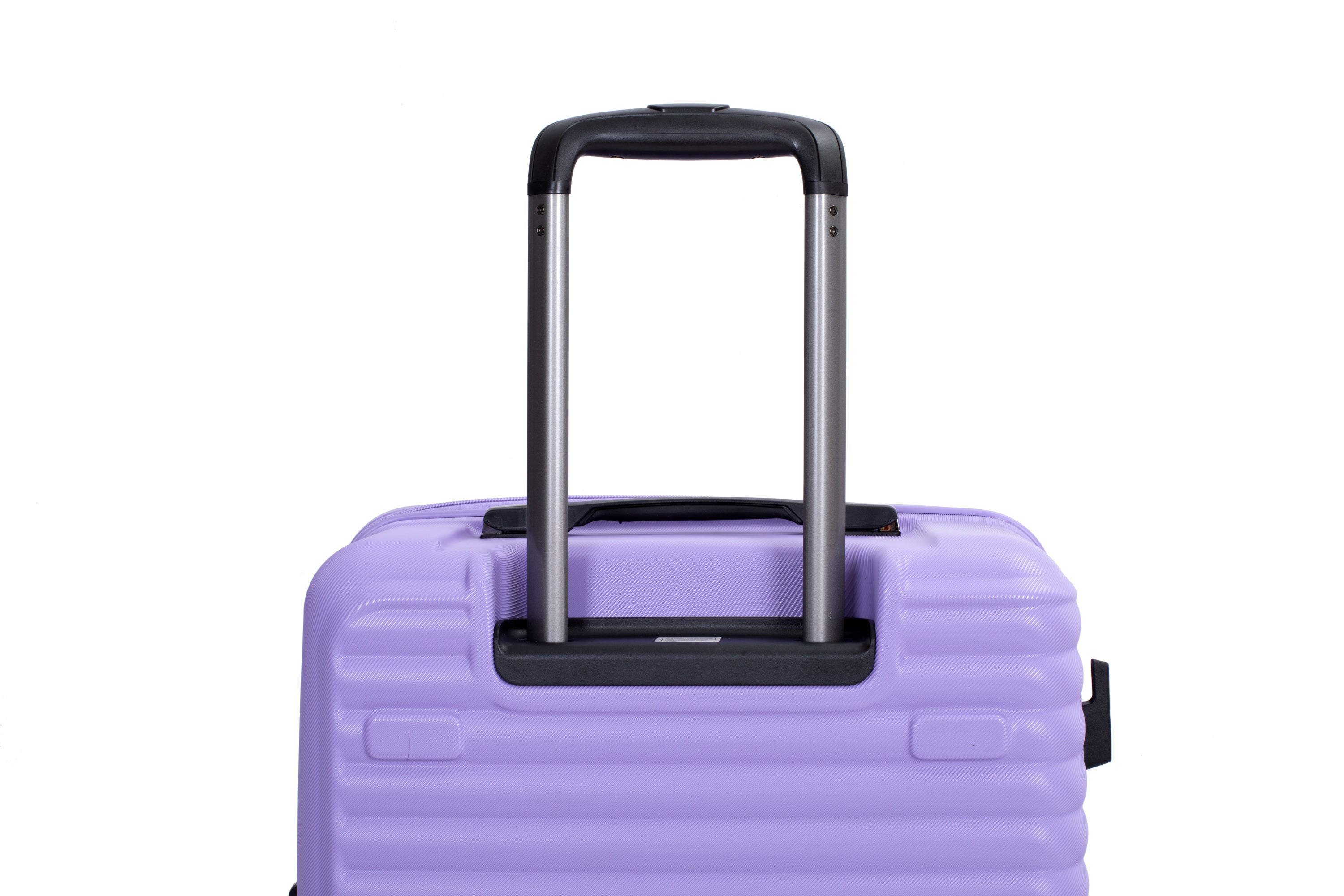 3 Piece Luggage Sets: Lightweight Suitcase with Hooks, 360° Spinner Wheels, TSA Lock, Light Purple (21/25/29)