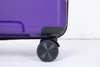 Hardshell Spinner Wheels PP Luggage Set - Lightweight, Durable Suitcase with TSA Lock - 3-Piece Set (20/24/28) - Purple