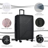 Hardshell Luggage Sets: Lightweight 20''24''28'' Suitcase with TSA Lock, 8 Wheels, and Double Spinner Technology