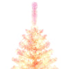 Pre-lit Artificial Christmas 2-Piece Set: 5FT Pink Tree with 6ft Garland X-mas - Festive and Convenient