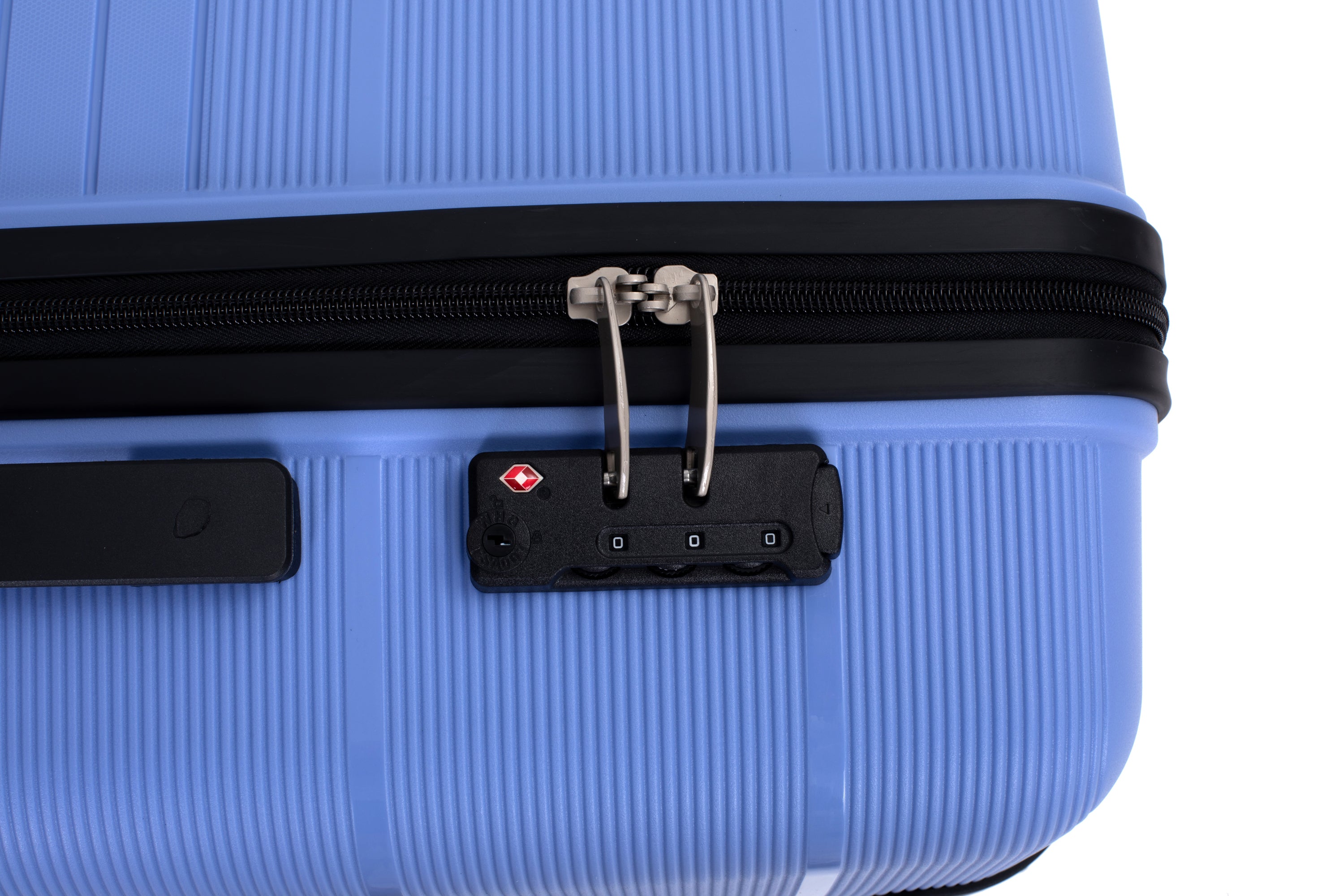 Hardshell Suitcase Double Spinner Wheels PP Luggage Sets Lightweight Durable Suitcase with TSA Lock, 3-Piece Set - Purplish Blue: Secure and Stylish Travel Gear (20/24/28)