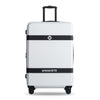 Luggage Sets: Expandable ABS+PC 3 Piece with Spinner Wheels, Lightweight, TSA Lock - 20/24/28, White