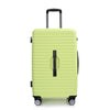 3 Piece Luggage Sets Lightweight Suitcase | PC+ABS, Two Hooks | 360° Double Spinner Wheels, TSA Lock | (21/25/29) Light Green