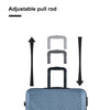 3 Piece ABS Lightweight Suitcase with Spinner Wheels, TSA Lock, Blue (20/24/28) - Convenient & Secure Travel Luggage Sets