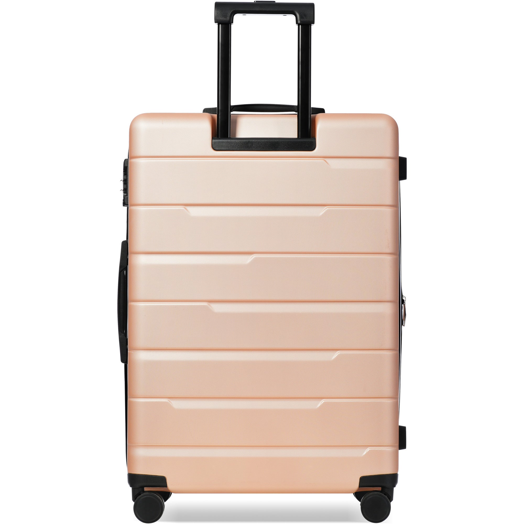 Luggage Set 3 Piece Suitcase Set 20/24/28, Carry on Luggage Airline Approved, Hard Case with Spinner Wheels, Champagne