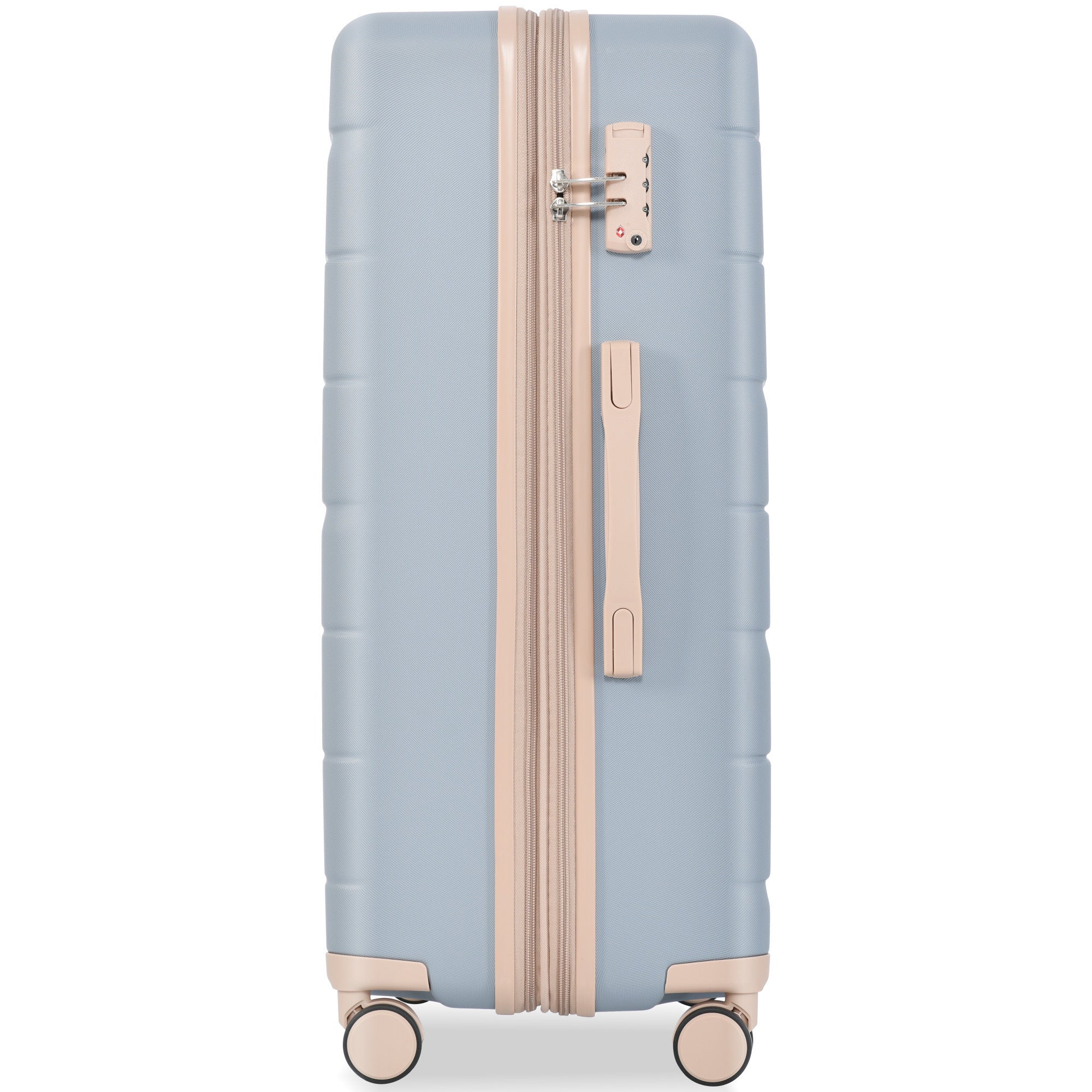 Luggage Sets 3 Piece Suitcase Set - Airline Approved Carry On - Hard Case with Spinner Wheels - Light Blue - 20/24/28