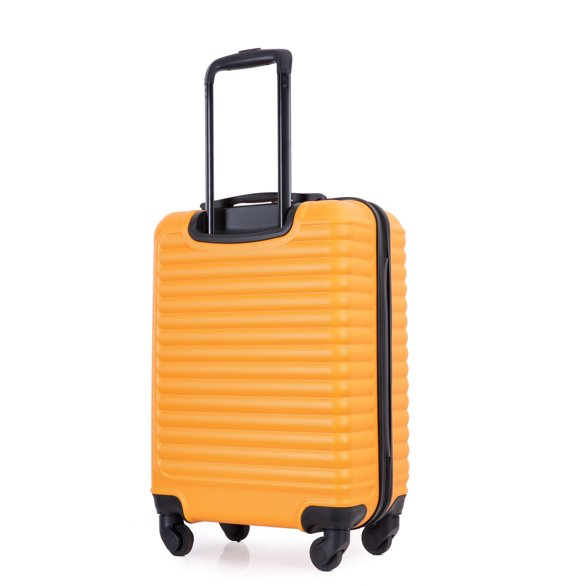 20" Carry on Luggage, Lightweight Suitcase, Spinner Wheels, Orange