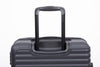 3 Piece Luggage Sets with Spinner Wheels, TSA Lock, ABS Lightweight Suitcase with Two Hooks, Black (20/24/28)