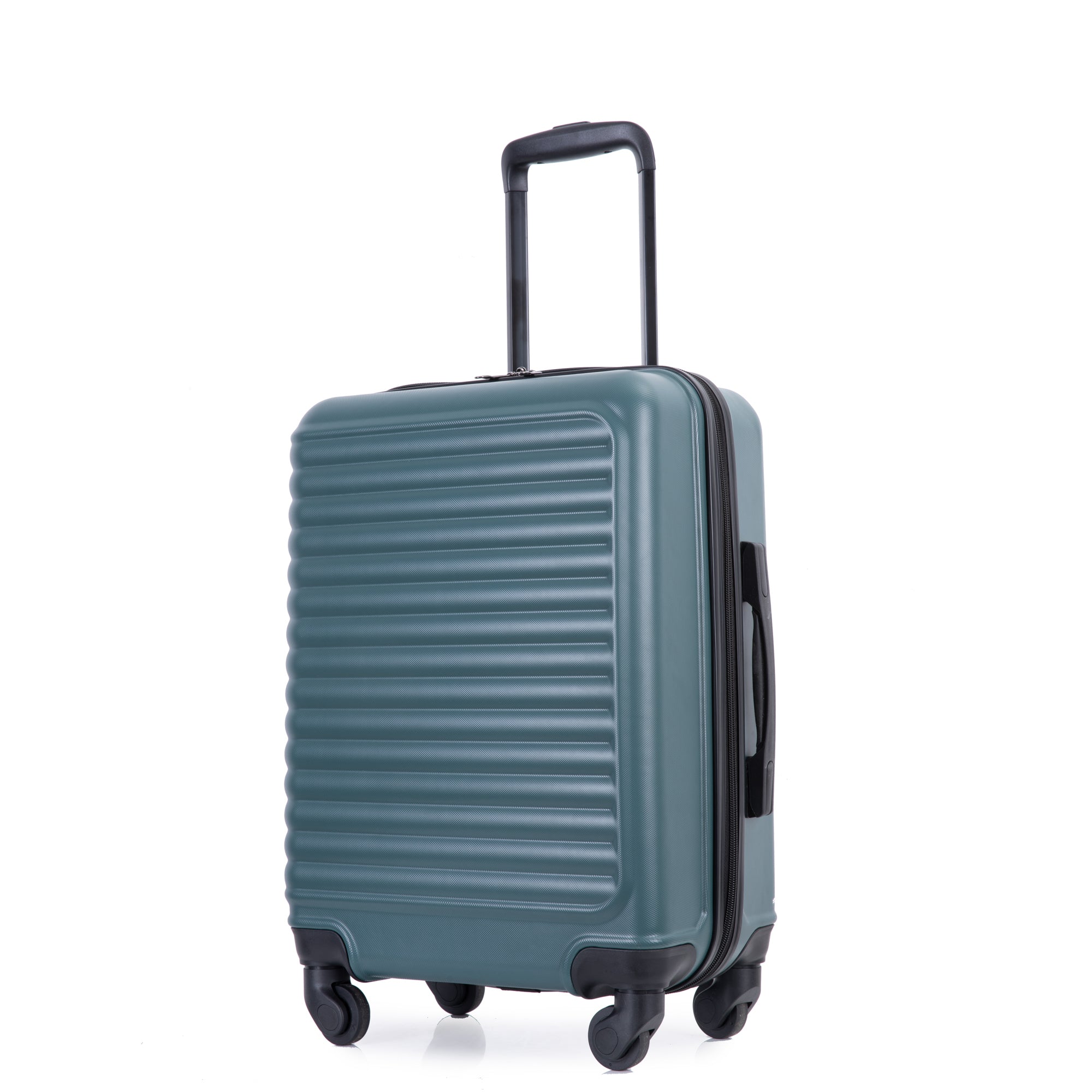 20" Carry on Luggage: Lightweight Spinner Suitcase, Green