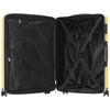 Luggage Sets 3 Piece Suitcase Set 20/24/28, Carry on Luggage Airline Approved, Hard Case with Spinner Wheels, Yellow and Black