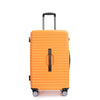 3 Piece Lightweight Luggage Set with TSA Lock, Double Spinner Wheels & Two Hooks - PC+ABS Suitcase (21/25/29) in Orange