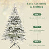 7.5ft Artificial Christmas Tree with 400 LED Lights, 1050 Bendable Branches - Creative Decorated Trees for Xmas Tree Christmas Decorations - Holiday Decoration, Various Colors and Sizes Available