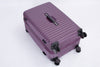 3 Piece Luggage Sets: Lightweight Suitcase with Hooks, 360° Double Spinner Wheels, TSA Lock (21/25/29) - Dark Purple