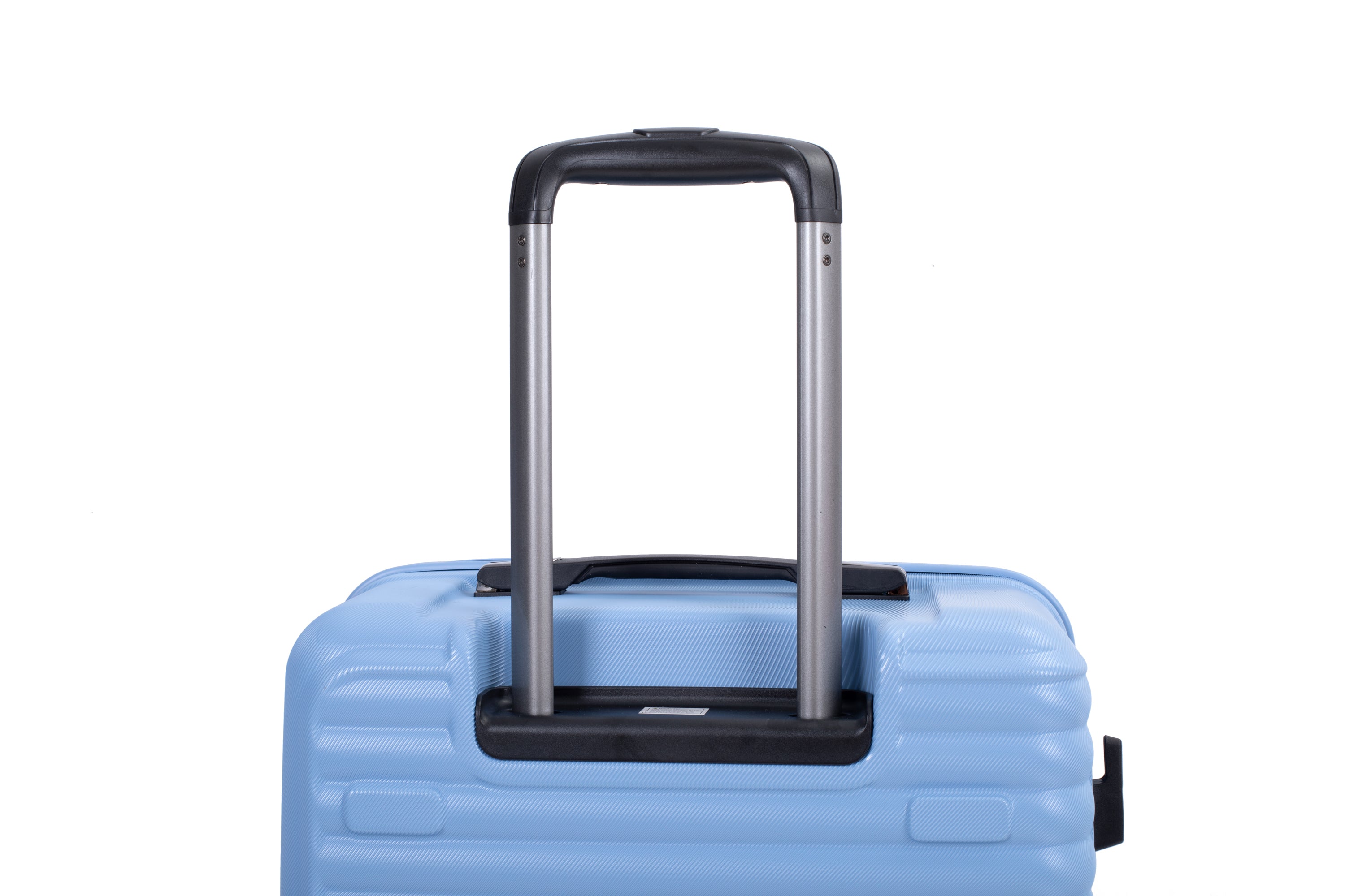 3 Piece Lightweight Suitcase Set with 360° Double Spinner Wheels, TSA Lock, and Two Hooks - Light Blue (21/25/29)