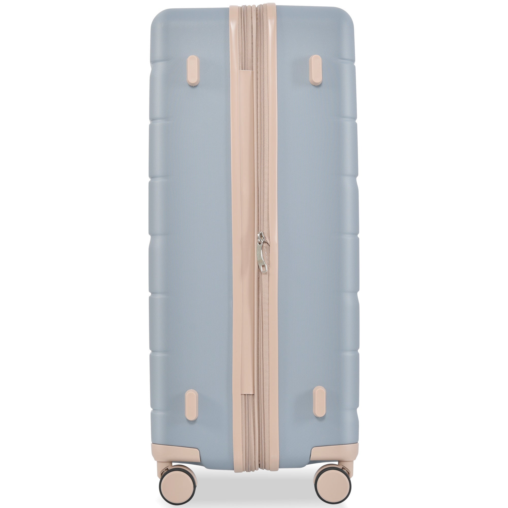 Luggage Sets 3 Piece Suitcase Set - Airline Approved Carry On - Hard Case with Spinner Wheels - Light Blue - 20/24/28