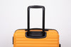 3 Piece Luggage Sets: Lightweight ABS Suitcase with Hooks, Spinner Wheels, TSA Lock (20/24/28) - ORANGE