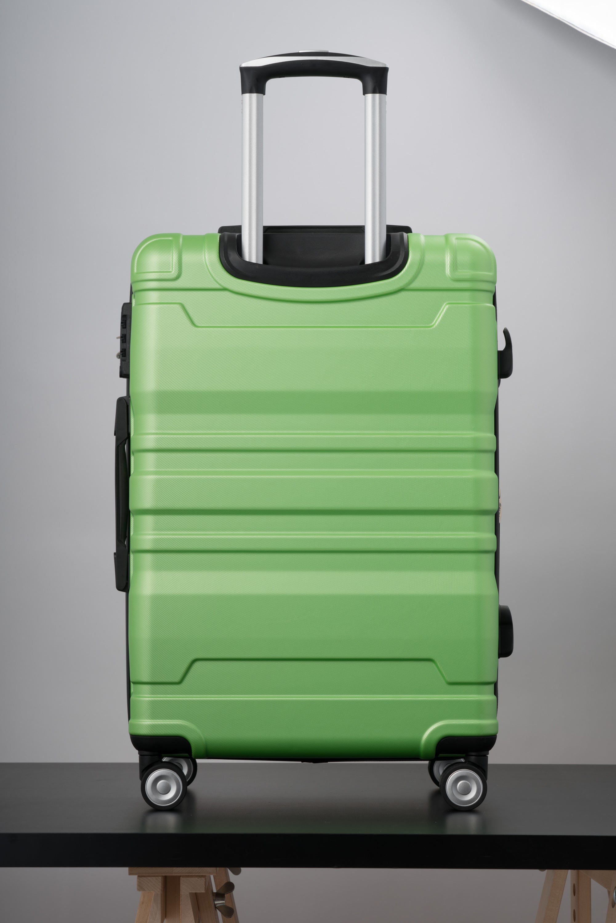 Luggage Sets - Expandable ABS Hardshell 3pcs Clearance Hardside Suitcase with TSA Lock, Spinner Wheels - Lightweight, Durable - 20'' 24'' 28'' (Apple Green)